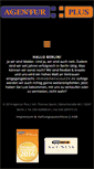 Mobile Screenshot of agenturplus.com